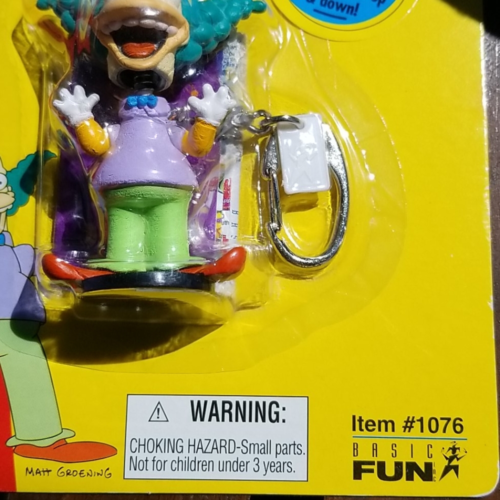 Krusty Bobble Head Keychain - Picture 6 of 10